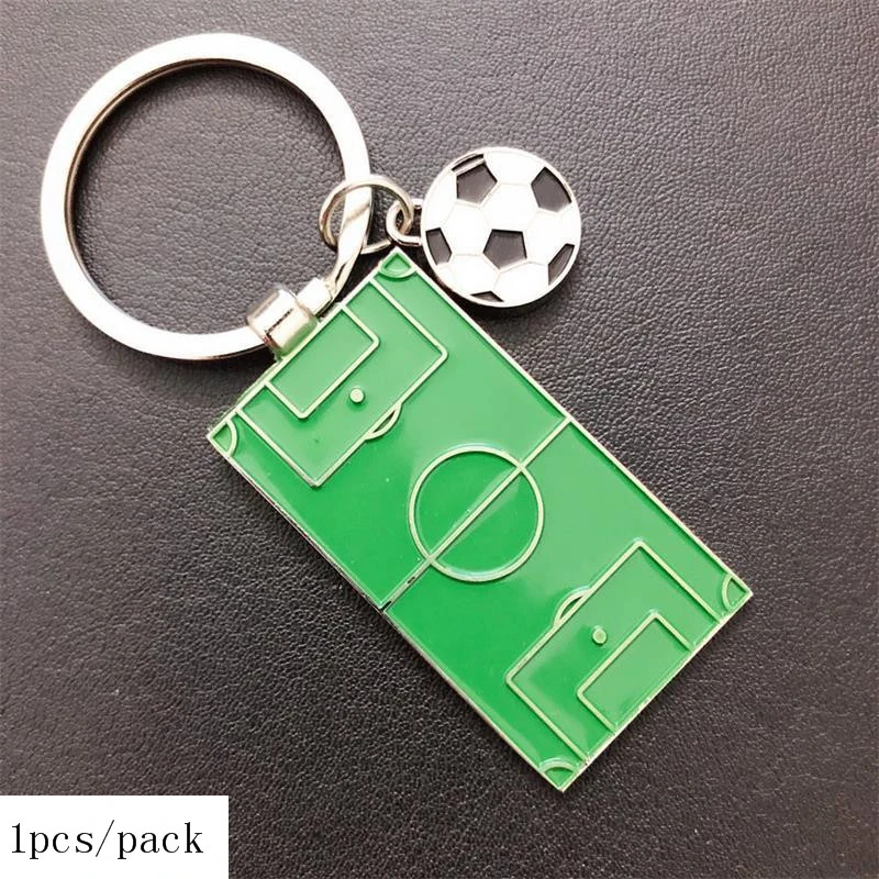 

1pcs Car Keyring Football Field Souvenir Multi-function Stainless-steel Oem Badge Fashion Key Case Car Styling Repair-tools