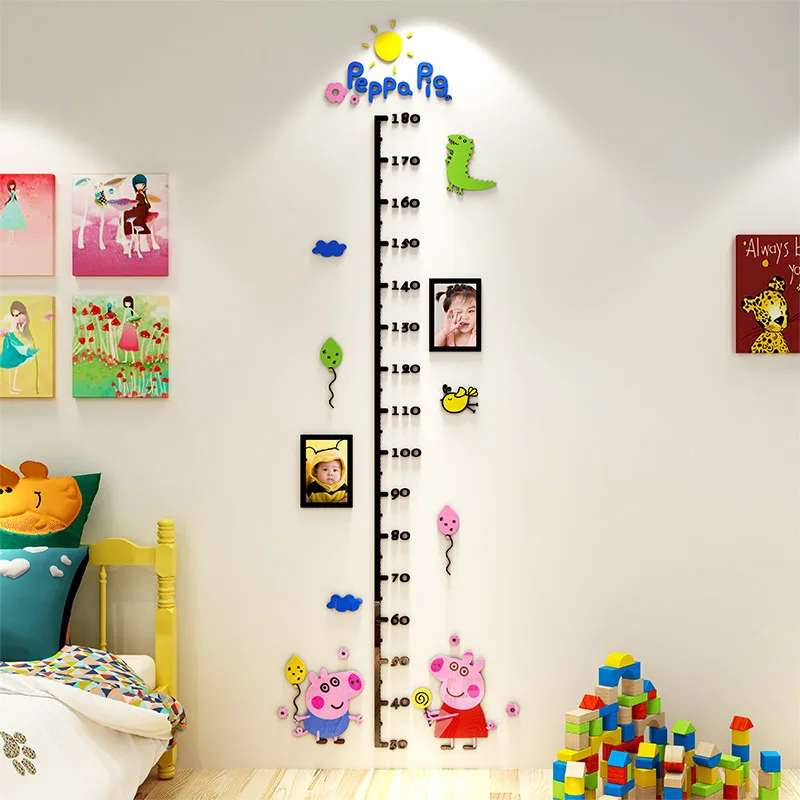 Акриловые наклейки на стену 3d детская комната Мультяшные милые высоту и | Дом сад