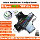 USB 3. 0 Type-C тестер DC Цифровой вольтметр Амперметр напряжения тока Амперметр детектор PD индикатор заряда внешнего аккумулятора
