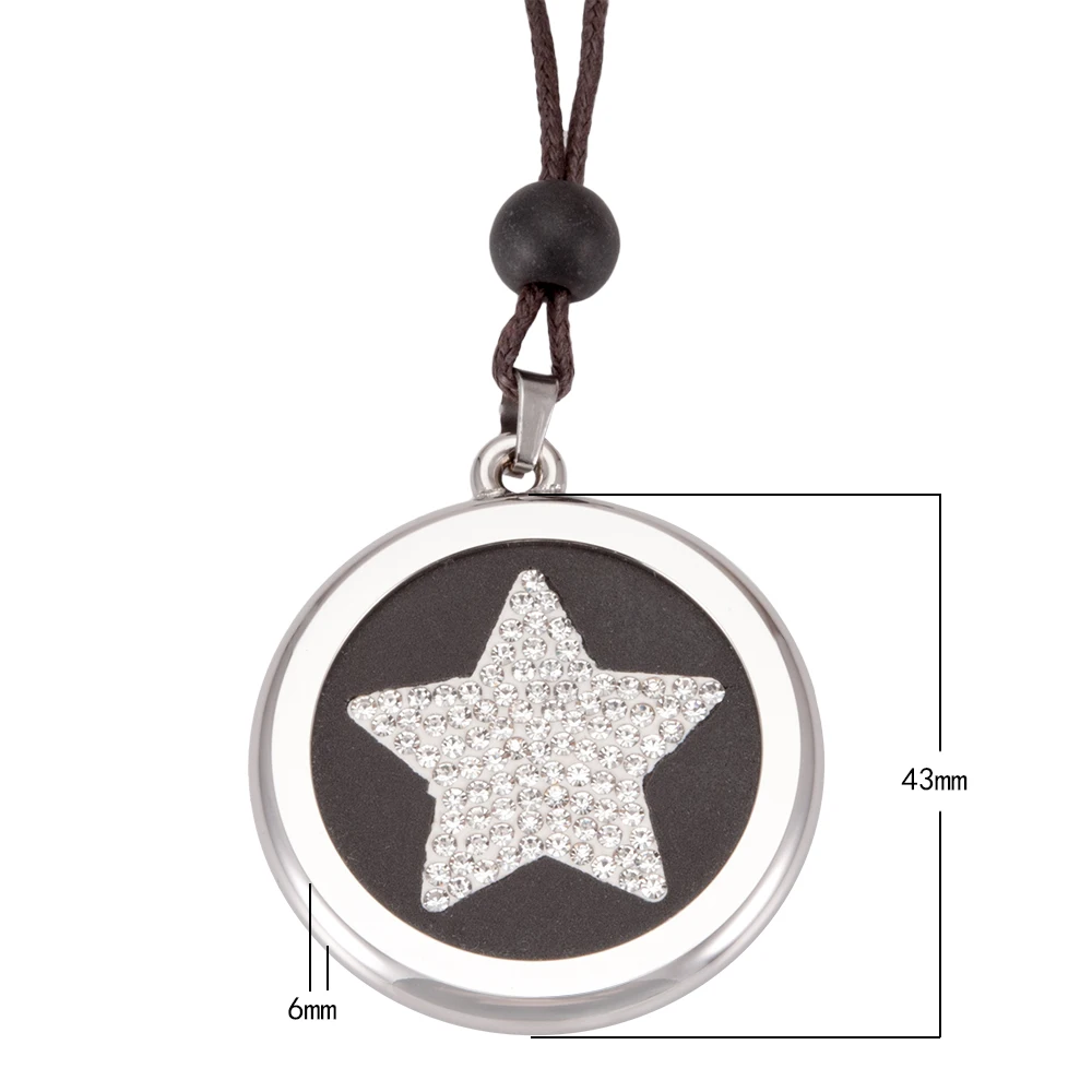 Wollet ювелирные изделия вулкан отрицательных ионов кулон из нержавеющей стали для