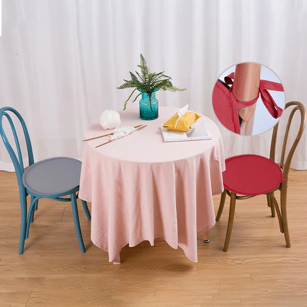 13 цветов круглый коврик для сиденья Подушка стула нескользящий диван