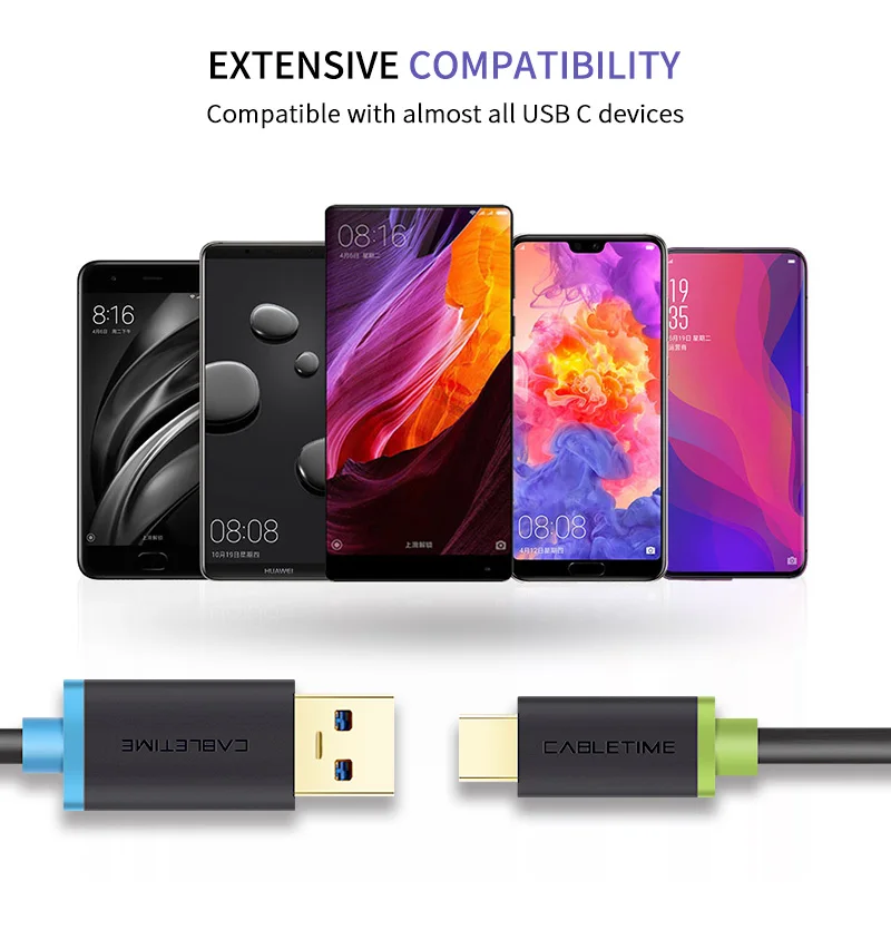 Кабель Tipo C USB 3,0 для xiaom USB C Tipo C 3A кабель для телефона USB C007