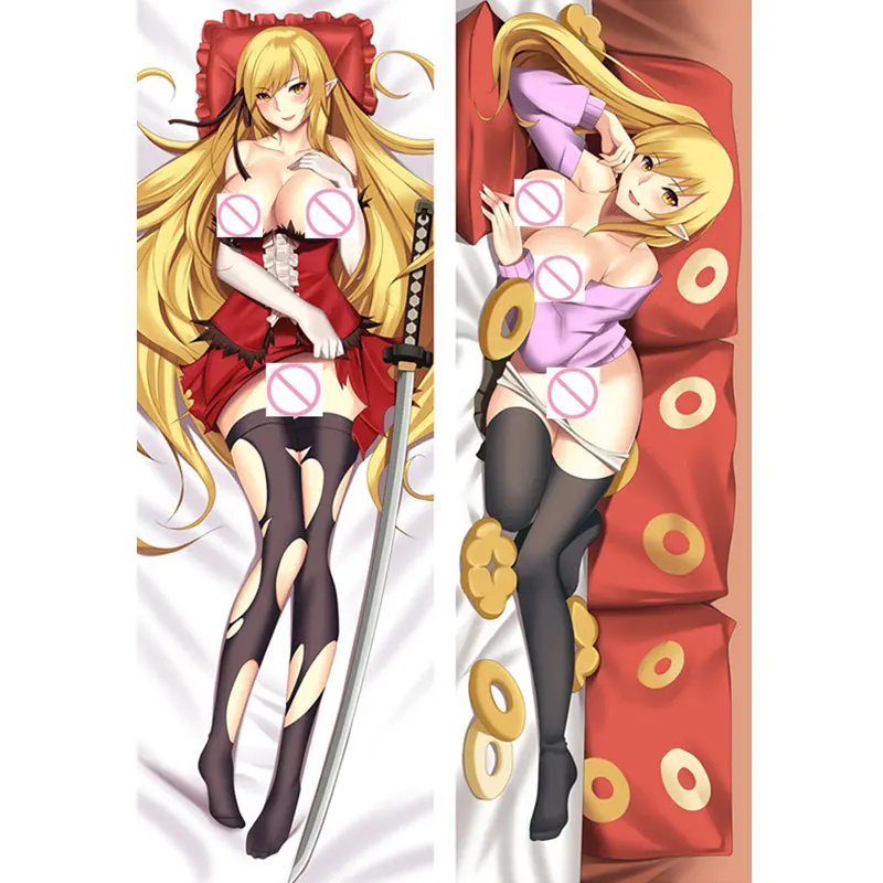 Наволочки с японским аниме Bakemonogatari Dakimakura чехол для сексуальных девушек 3D