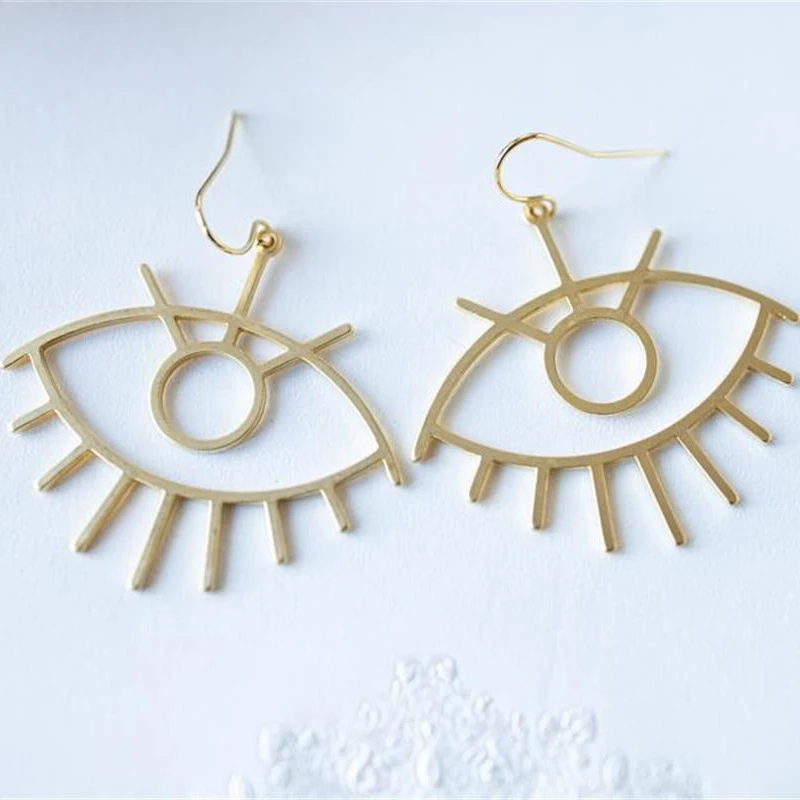 

Fashion New Simple Demon Eye Earrings Creative Hollow Earrings Party Anniversary Women's Jewelry