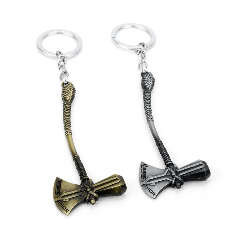 Брелок для ключей с изображением топора из нержавеющей стали |