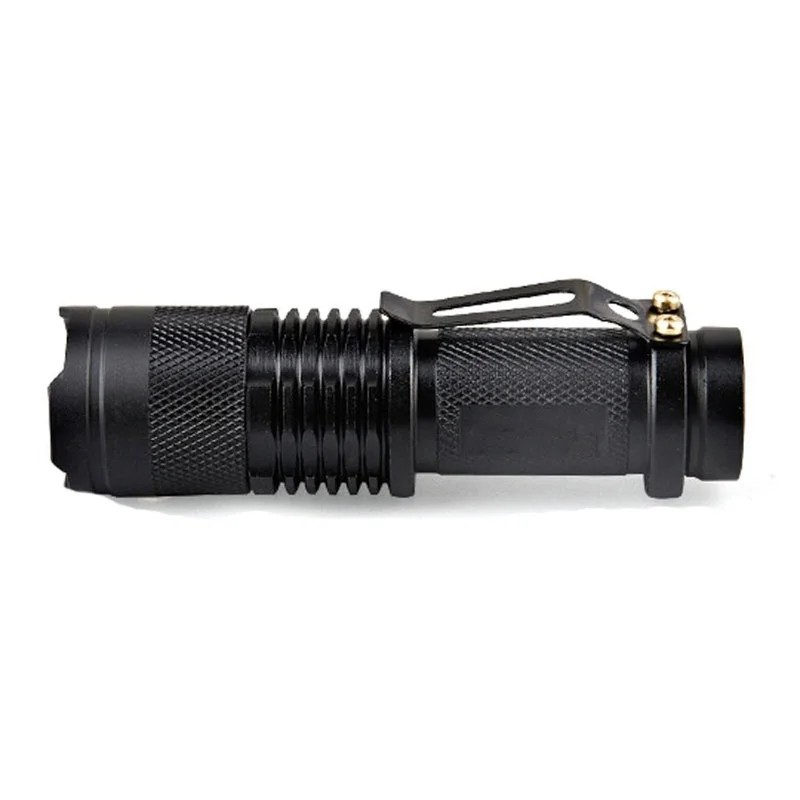 Led Flashlight Torch Mini Q5 New Powerful Adjustable Focus Zoom Light Lamp Portable Fishing Camping | Лампы и освещение