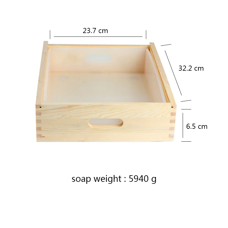 B0262(Box with Liner Силиконовые формы для мыла прямоугольник буханка Мыло плесень с деревянной коробка мыло ручной работы инструмент для изготовления - Цвет: B0262(Box with Liner