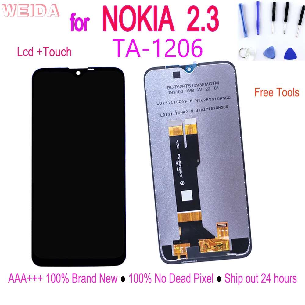 ЖК дисплей 6 2 дюйма для NOKIA 3 сенсорный экран с дигитайзером в сборе TA 1211 1214 1209 1206