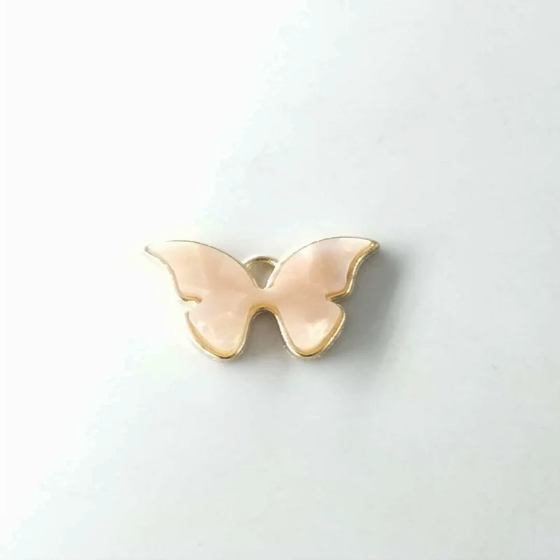

alloy fashion jewelry accessories diy alloy resin color butterfly modeling accessories single hanging manual jewelry accessories