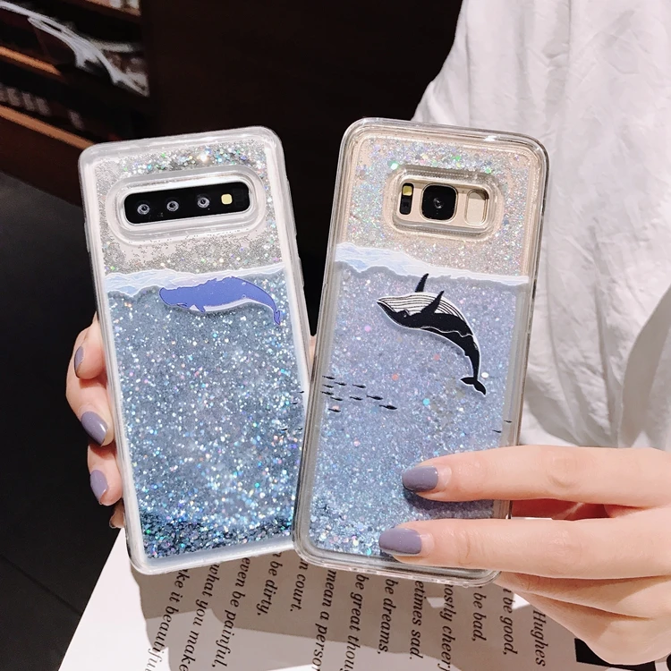 Динамический чехол с жидким песком для Samsung Galaxy A50 A30 A20 A10 J3 J4 J6 J8 A7 A8 A9 2018 S10 Lite S9 S8 Plus