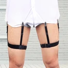 1 пара, мужская и женская мужская рубашка, держатель подвязки, регулируемый ремень, рубашка, подтяжки, запорные зажимы, нескользящий ремешок