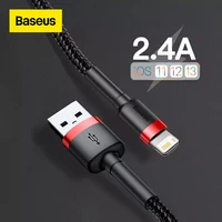 Кабель Baseus USB, для iPhone 12, 11 Pro Max, 8, X, XR, для быстрой зарядки и синхронизации данных