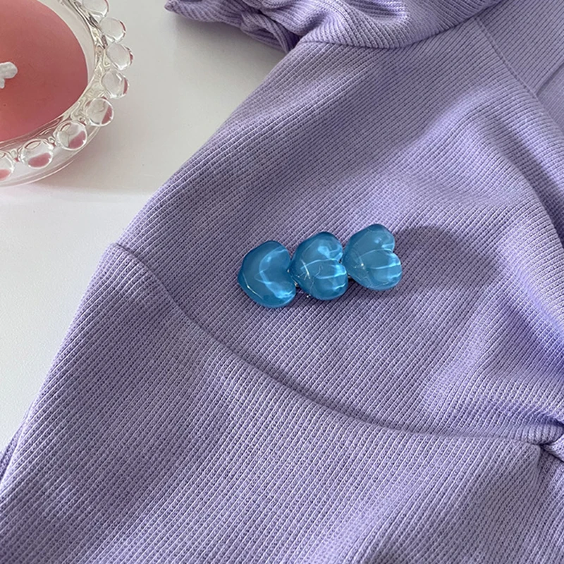 

Hairgrips Sweet Barrette Water Wave Hair Clip Heart Hairpin Candy Color Hair Grip Lovely Barrettes Hairpin Hair Accessories