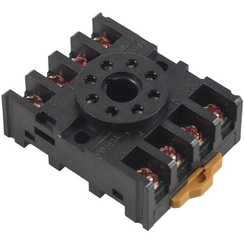 4Pcs PF083A 8P 35Mm DIN Rail Power Relay Base Socket For JTX-2C DH48S on - 4 шт. PF083A 8P 35 мм ДИН-рейка для монтажа реле питания сокет для JTX-2C DH48S on.