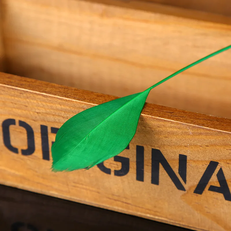 Длинные натуральные гусиные перья Высота 14 20 см для рукоделия изготовления