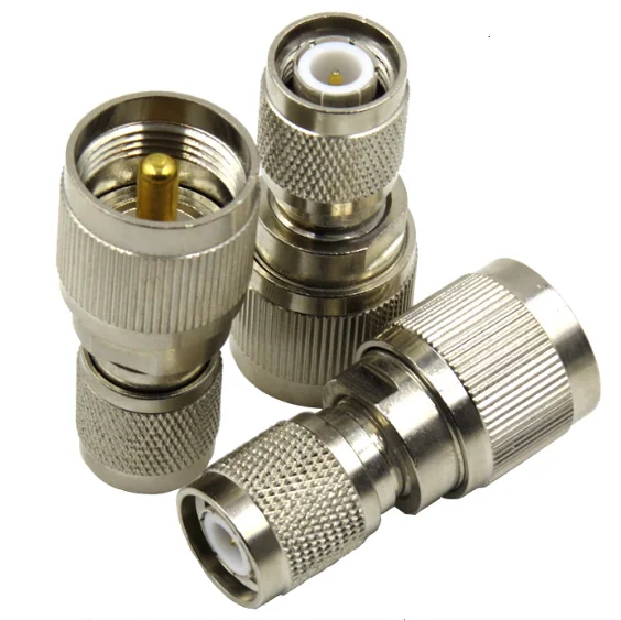 1PCS UHF To TNC Adapter UHF PL259 Male to TNC Male Plug Straight Coaxial RF Connectors