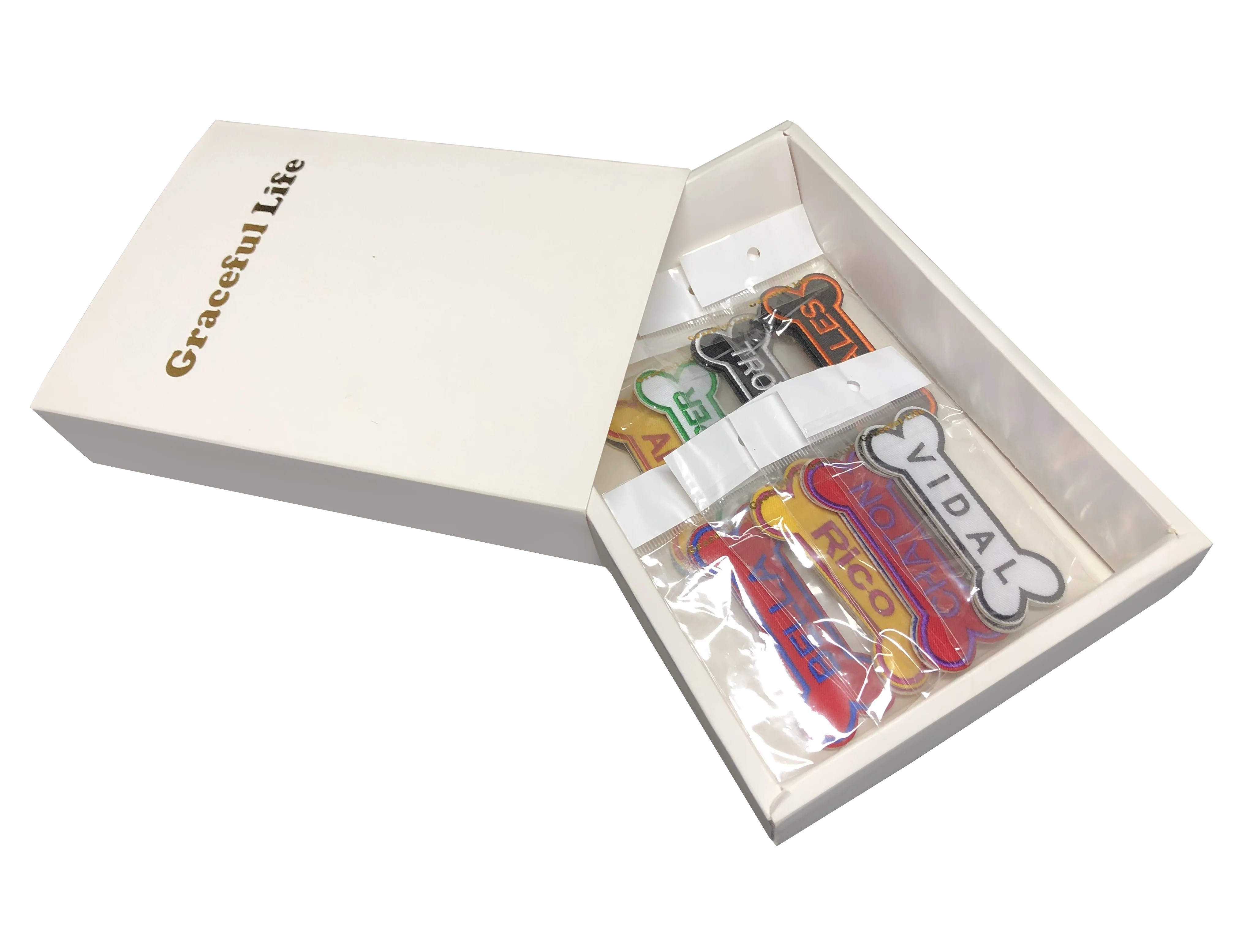 Индивидуальная вышивка для собак nam Bone e именная бирка персонализированные