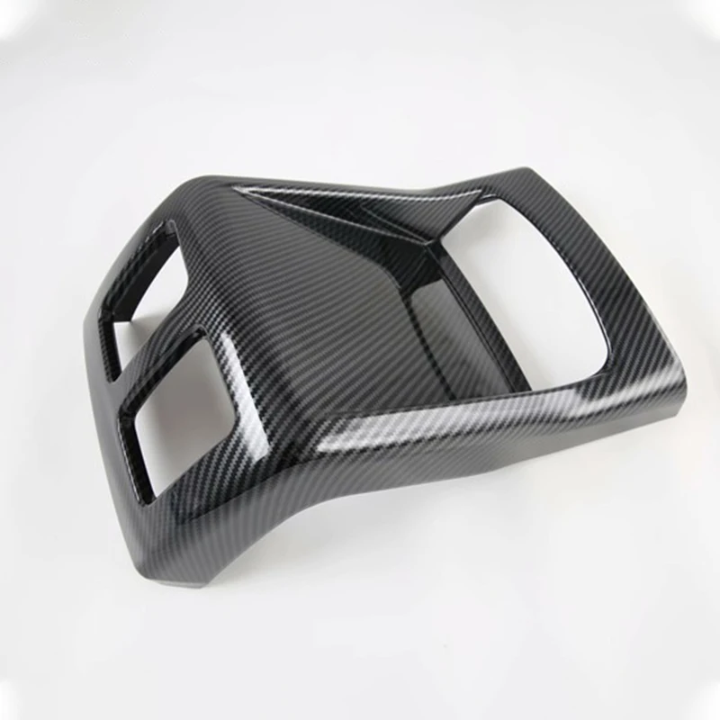 

for Kia Sorento MQ4 2021 2022 armrest box rear air outlet modification to cover decorative carbon fiber pattern
