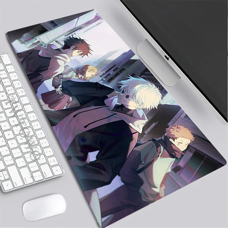 

Mouse Pad Gamer Home New Large Desk Mats MousePads Jujutsu Kaisen Carpet Anti-slip Laptop Office Natural Rubber Mice Pad