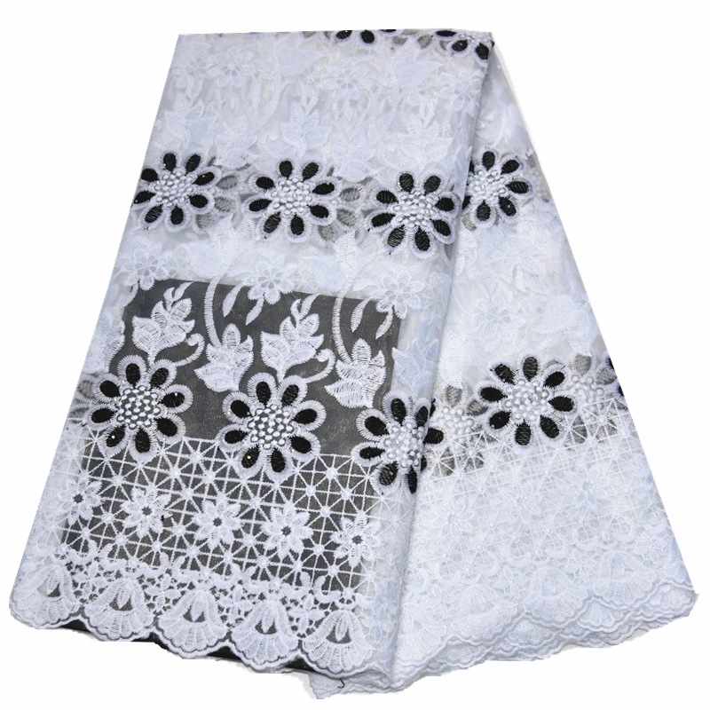 2020 Высококачественная нигерийская Свадебная африканская кружевная ткань с