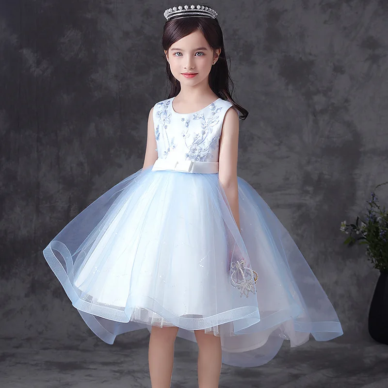 

Girls Princess Dress Kids Birthday Dress Wedding Party Dresses Summer Thin 0134