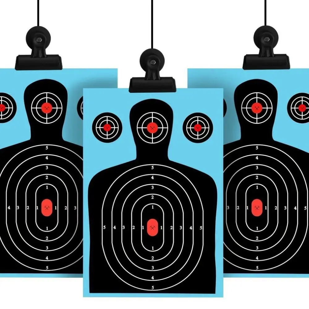 Упаковка из 10 шт. съемки цели 12*18 дюймов силуэт плохой Брызги Реактивной Бумага