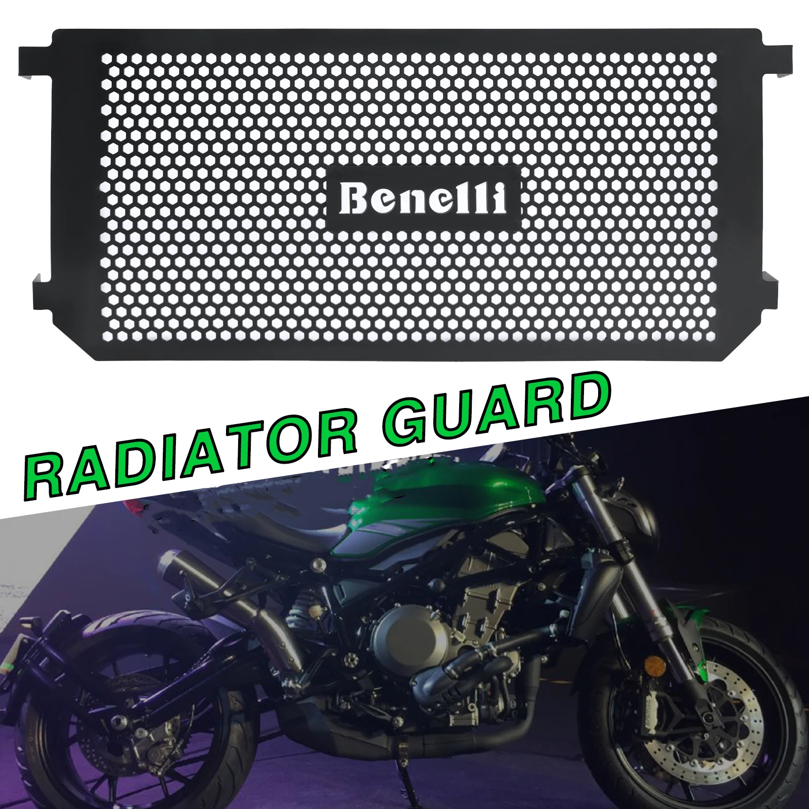 

Motorcycle Aluminum Radiator Grille Guard Protector Grill Cover Protection Accessories For Benelli 752s 752 s 2018-2021