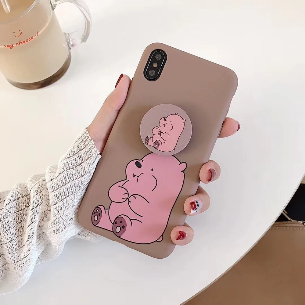 Мы вся правда о медведях игрушечный Единорог жидкости крышка для Vivo IQ00 V17 Neo S1 Y7S Z5 V15 X20 X23H X27 X9 X9S V5 Plus Мягкий чехол для телефона чехол