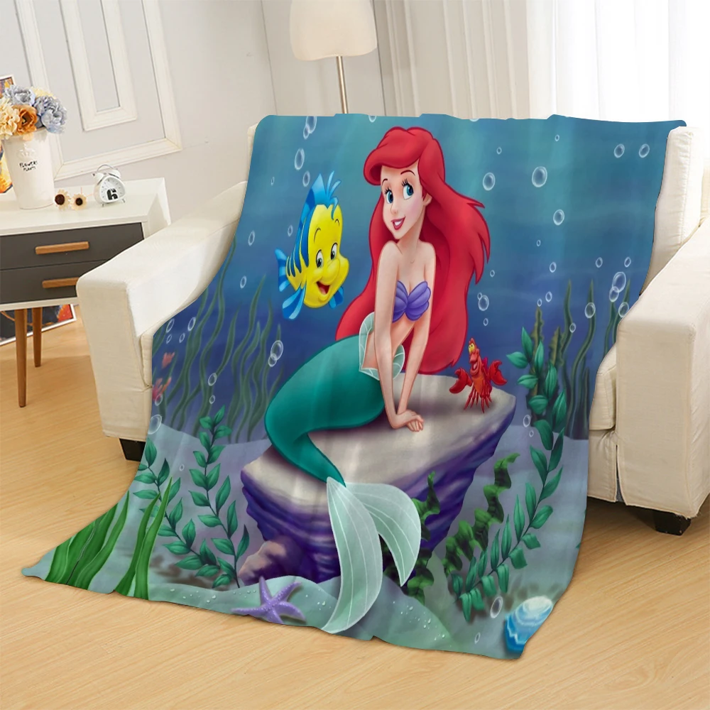 Принцесса рыба подводный мир аниме одеяло покрывало для фанатов фильмов мягкое