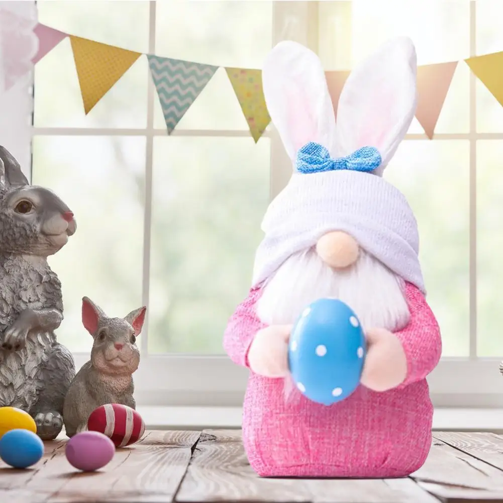 Пасхальные гномы украшения ручной работы Пасхальный кролик гном мистер и миссис