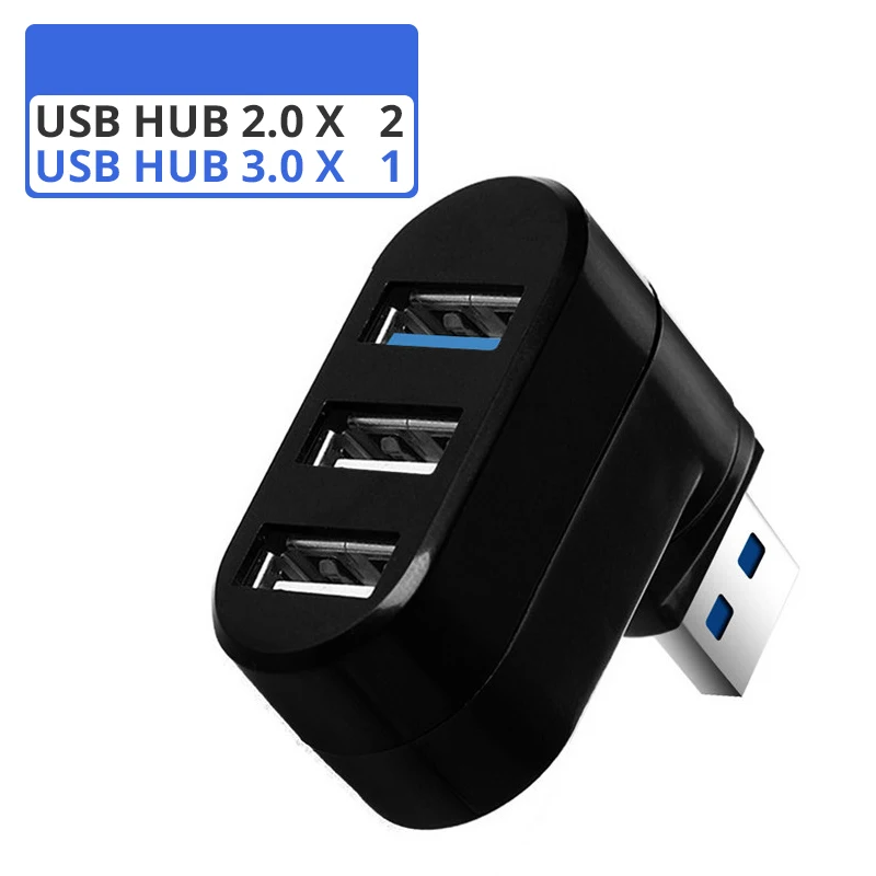 Высокоскоростной Micro Mini 4 порта 2,0 usb-хаб сплиттер адаптер для ноутбука ПК ноутбук приемник периферийные устройства для компьютера аксессуары