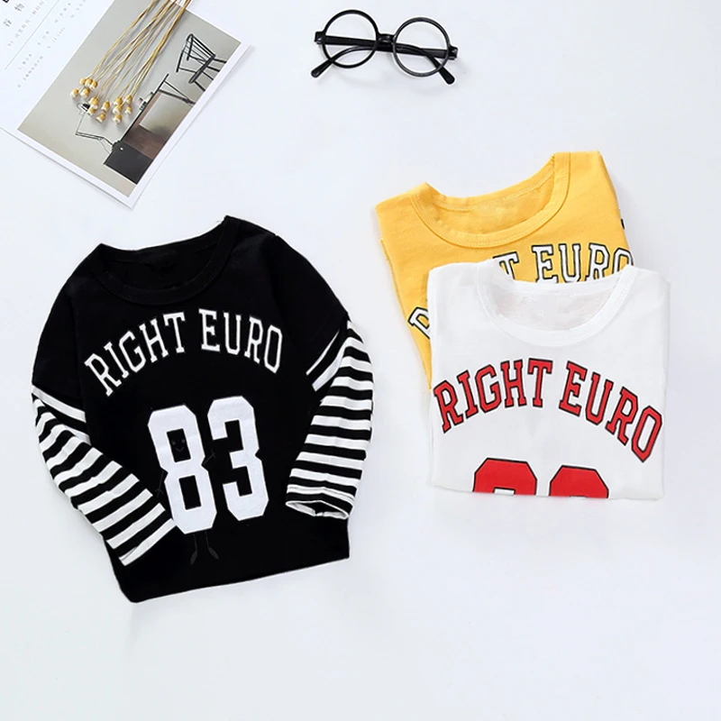 Новые весенние хлопковые футболки с мультипликационным принтом для мальчиков и