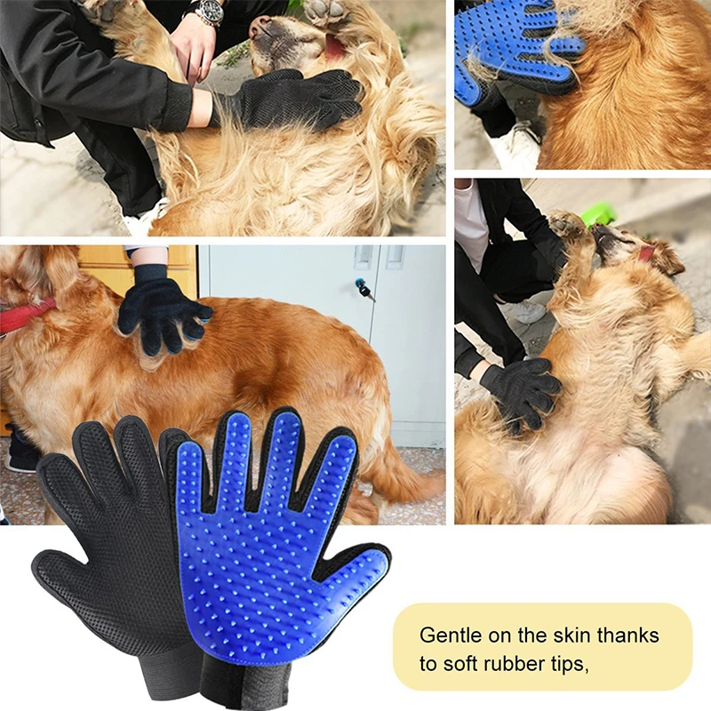 Силиконовые Pet Груминг Собак и котов Прихватки для мангала кошка Массажная перчатка волос кисточки Душ Расческа Собака для ванной Deshedding тематические товары про рептилий