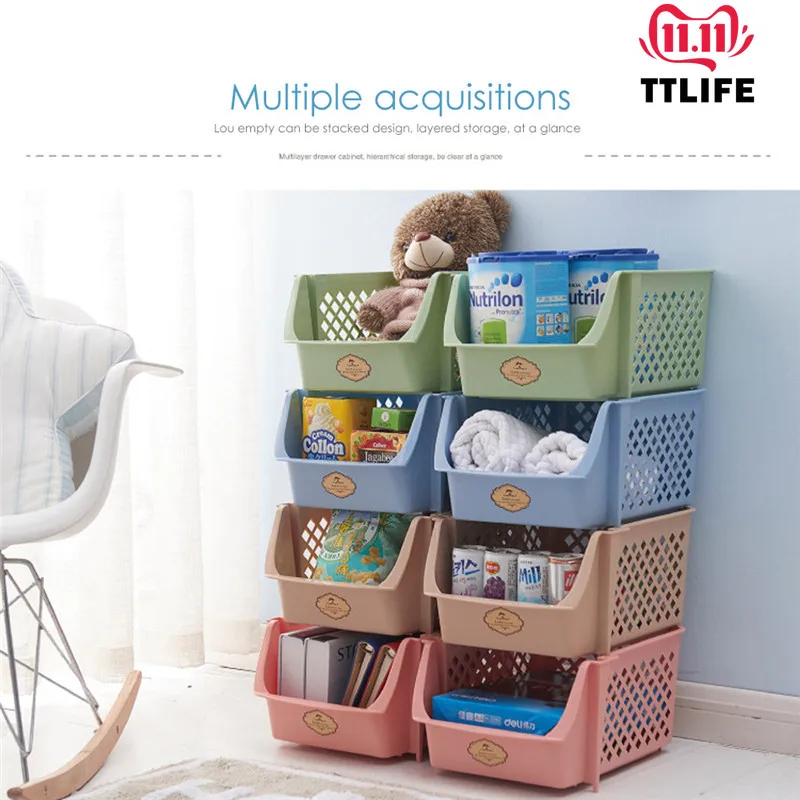 Многофункциональная стойка для хранения TTLIFE кухонная корзина овощей коробка