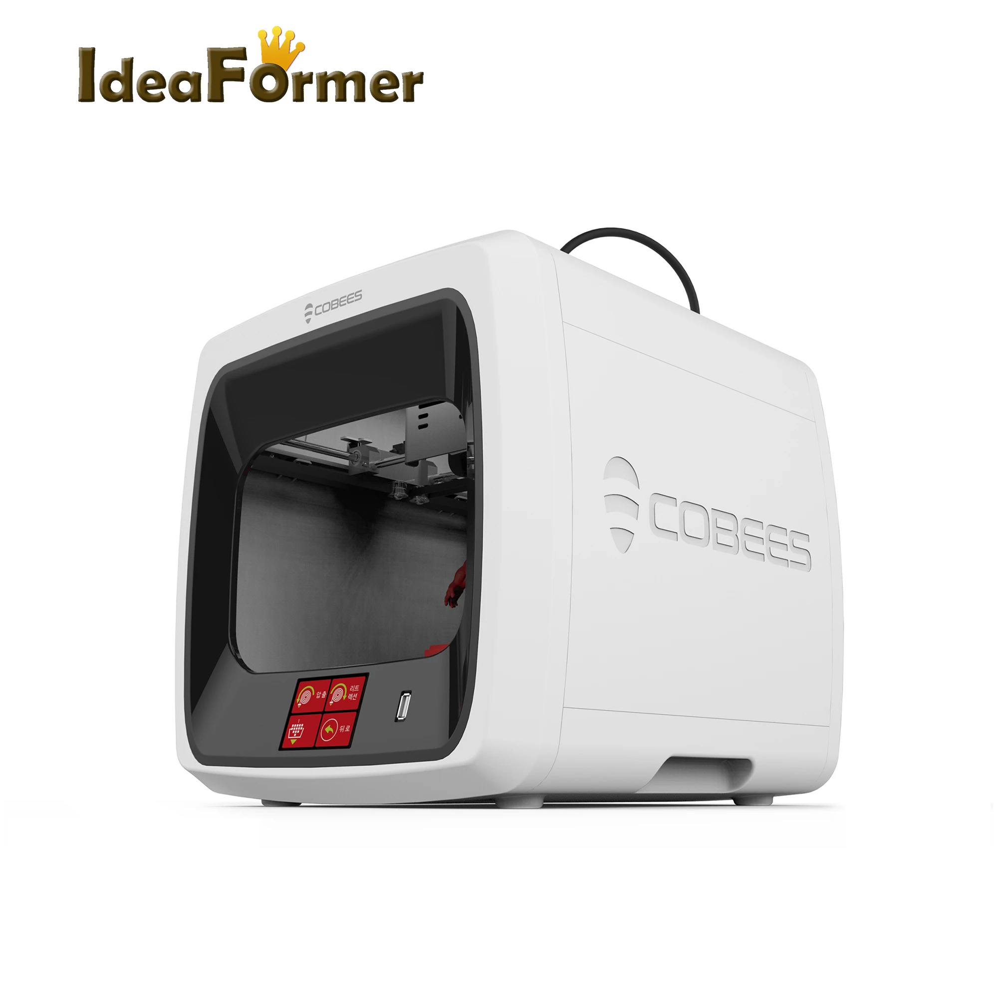 

Ideaformer Cobees 3D-принтер 100% Собранный TMC2208 бесшумный драйвер PEI Hotbed для обучения студентов колледжей экспериментов