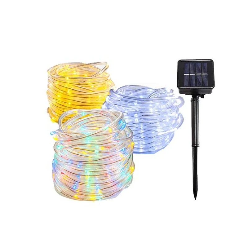 

Solar Neon Tube Lamp Led Outdoor Waterproof Color Christmas Day Garden Decoration Light Strip Hose