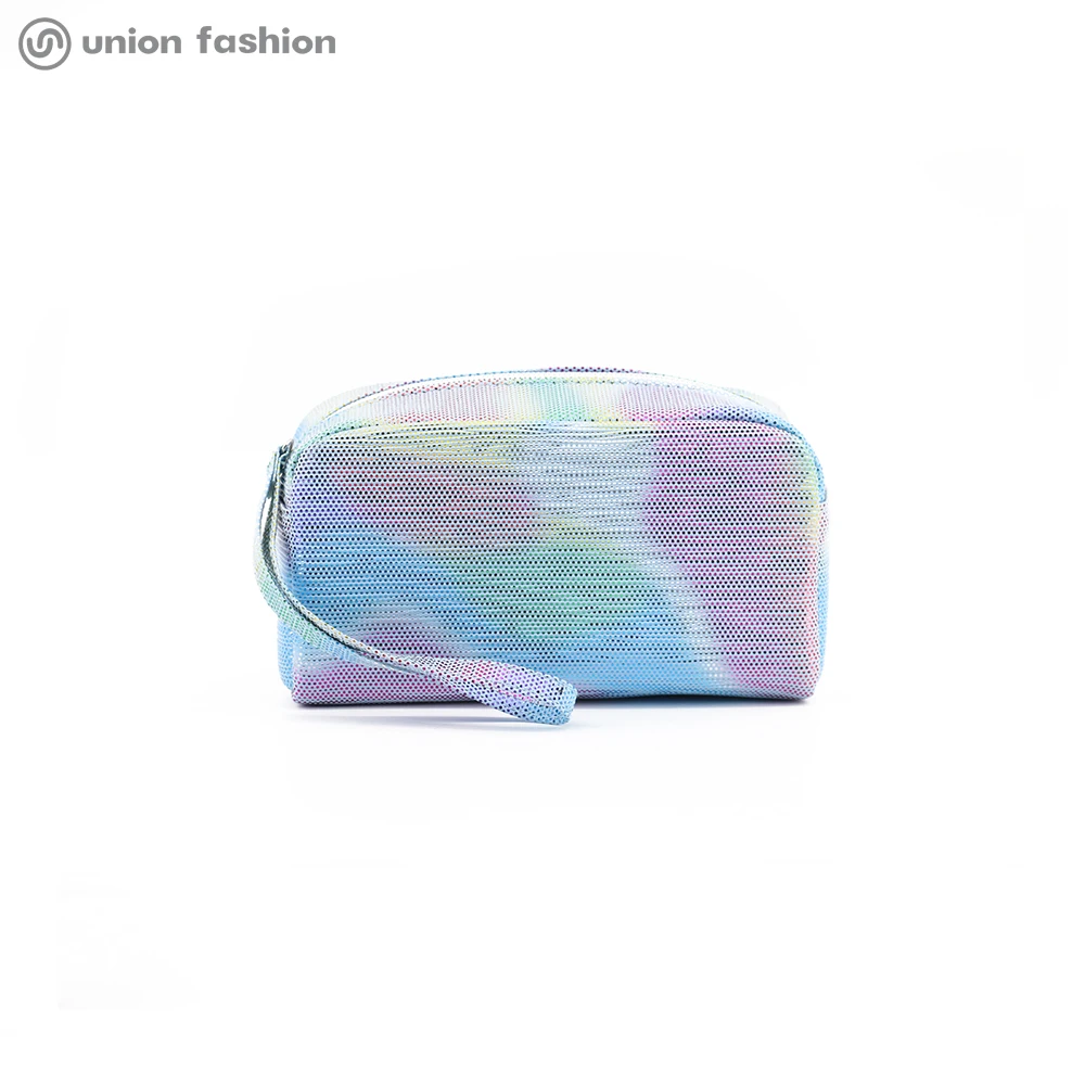 

Professional Personalized Own Brand Superior Iridescent Dots Small Cosmetic Makeup Bag