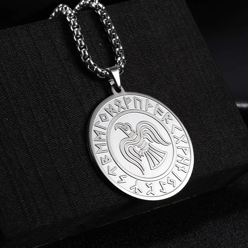 Женская Длинная подвеска из нержавеющей стали золотистого цвета кулон на шею в