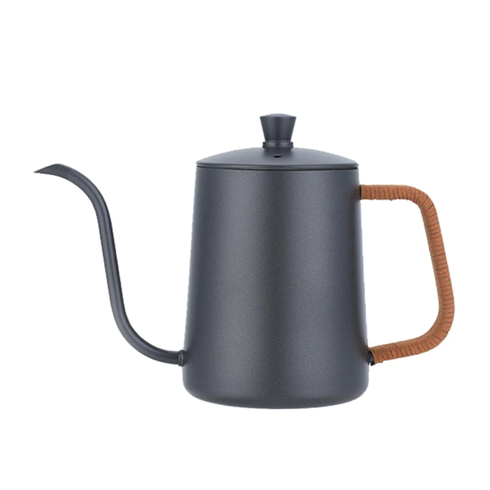600 мл молочный кувшин со стальной ручкой ручная работа черный капельный чайник