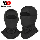 Зимняя велосипедная шапка WEST BIKING, ветрозащитная защитная маска для лица, головной убор для велоспорта, шлем-шарф подкладки, Балаклава для рыбалки
