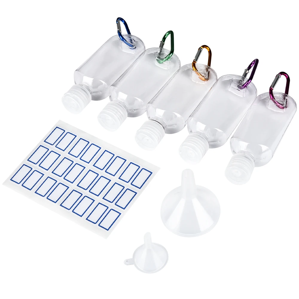 20/50 шт. прозрачные мини Бутылочки для ключей|Переносные дозаторы мыла| |