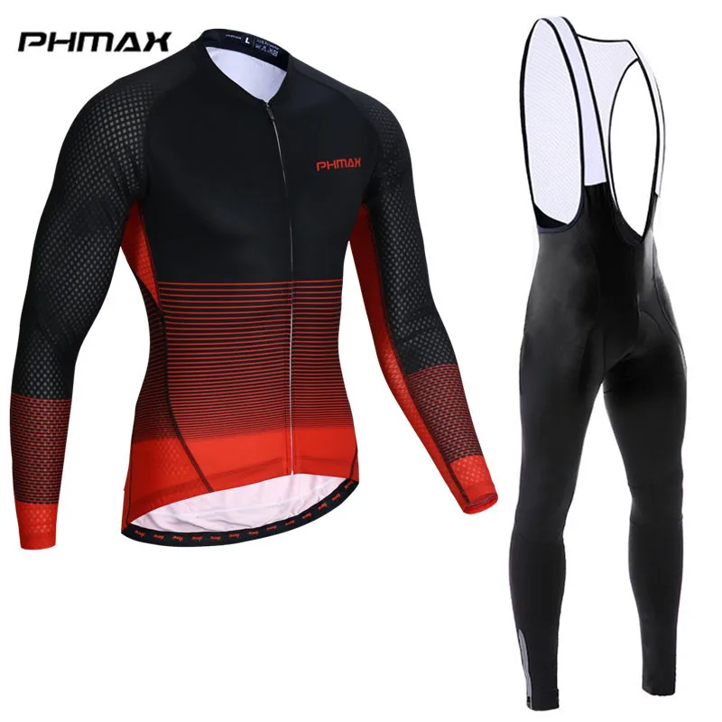 Комплект одежды PHMAX для велоспорта профессиональный дышащий комплект с длинным