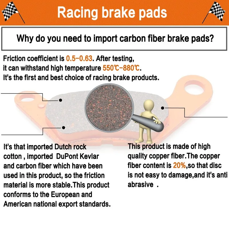 Передние Задние тормозные колодки для Yamaha XP 500 T-Max XP500 TMAX TMax500 Non ABS / модели 2008 2009 2010