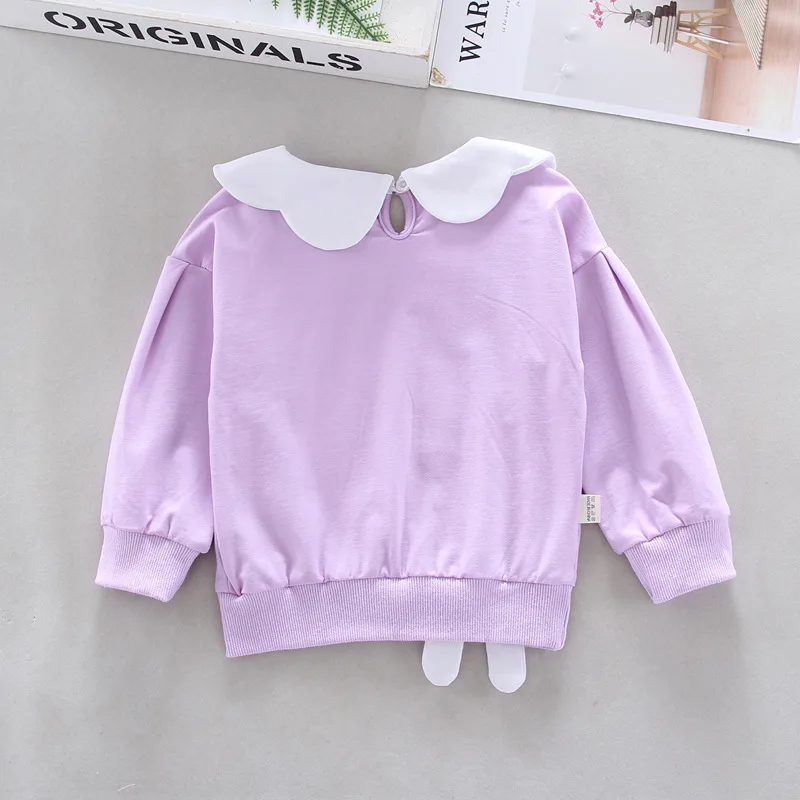 

Children Spring Autumn Cotton Baby Girl Clothes Cartoon Embroidery T-shirt Pants 2Pcs/sets Infant Kid Fashion Toddler Tracksuits