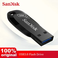 sandisk usb 3 0 flash disk 32gb 64gb 128g 256gb mini key pendrive with lanyard black flash drive memory stick for computer
