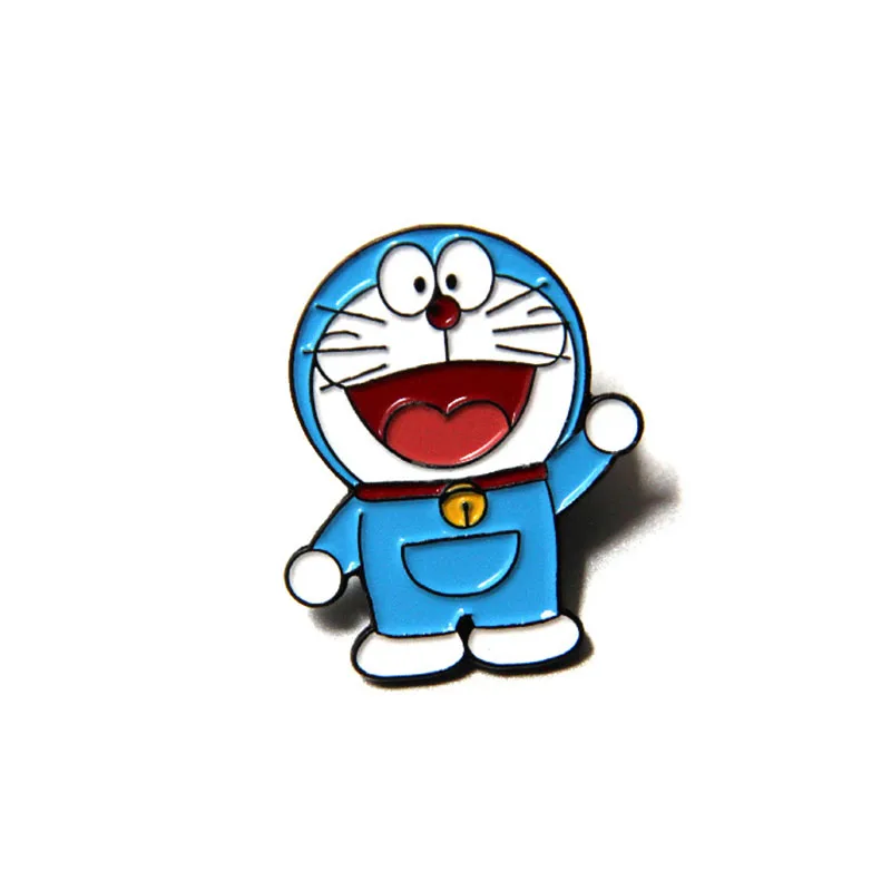 Аниме Doraemon булавки и броши Милая брошь булавка лацкан рюкзак сумки значок одежда
