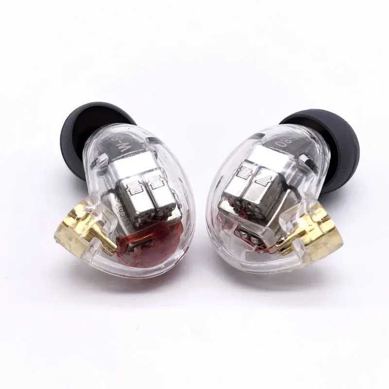 Наушники вкладыши MMCX 8BA Для Shure SE846 Сбалансированные драйверы для ушей Hi Fi Knowles BA +