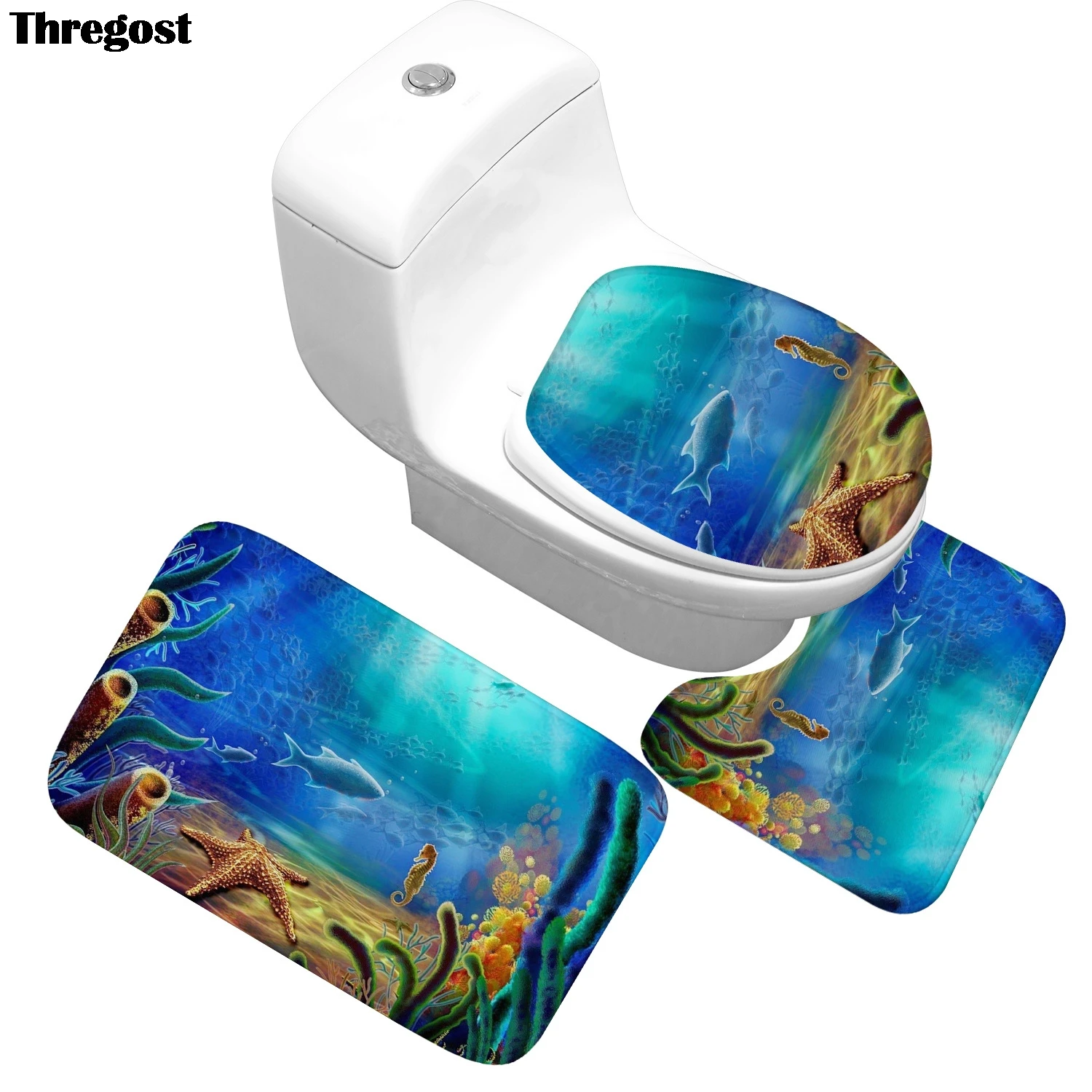 3 шт. коврики для ванной ковер набор нескользящий коврик комнаты Ванная комната