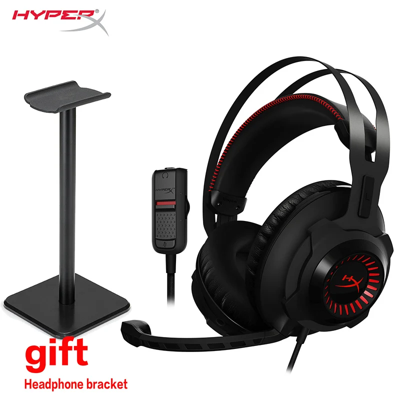 HYPERX Cloud series Alpha Gold Edition core Игровая гарнитура Revolver наушники AMP USB звуковая карта продается отдельно