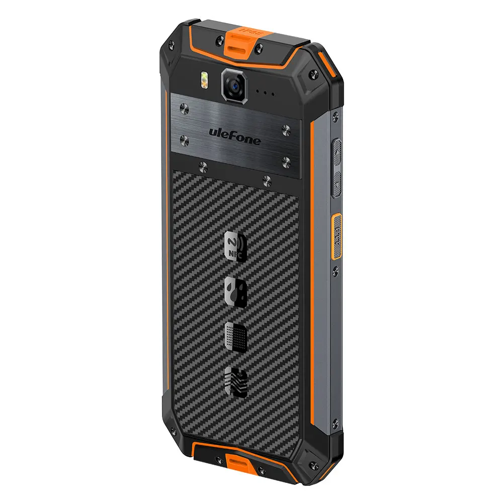 Ulefone Armor 3W 5,7 ''мобильный телефон Android 9,0 6 ГБ 64 Гб разблокировка отпечатков пальцев NFC OTG 21 МП Helio P70 Восьмиядерный двухsim-смартфон